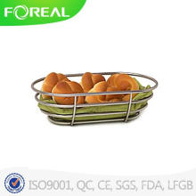 Euro Bread Basket in Metal Wire
